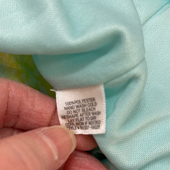 Freebird Blue and Yellow Pineapple Print Romper - Picture 6 of 6